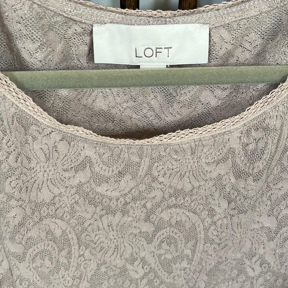 LOFT long sleeve fancy tshirt or under layer